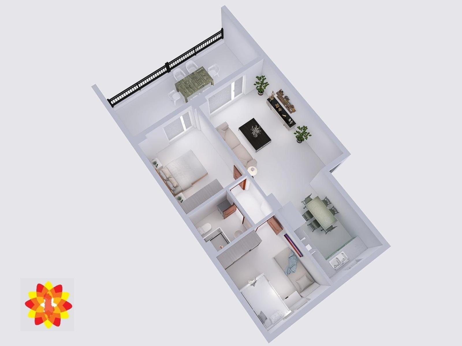 סרנדה Veranda Sea View Apartment מראה חיצוני תמונה